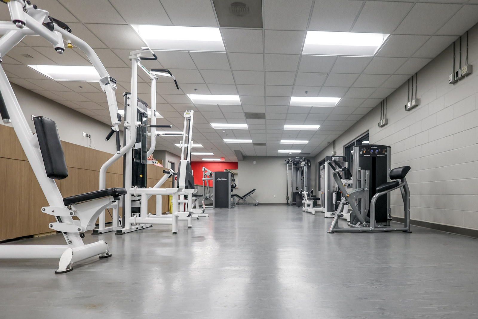 PACC strength and free-weight training area